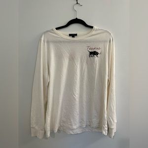J. Crew Taurus “No Bull” Long Sleeve Shirt